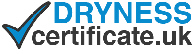 Dryness Certificate